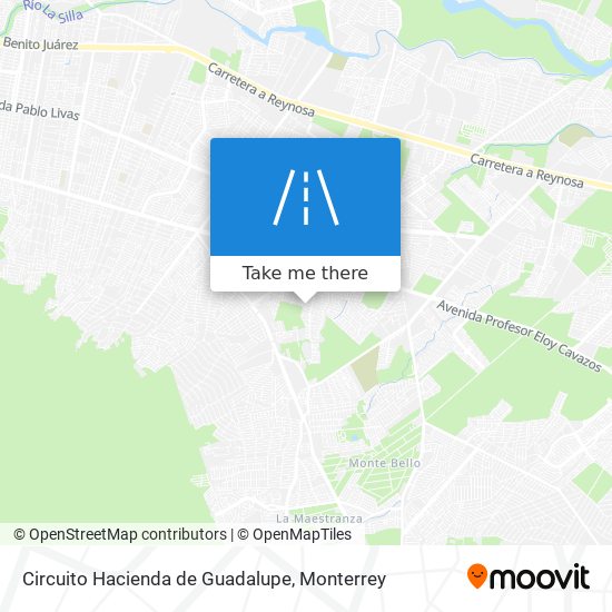 Mapa de Circuito Hacienda de Guadalupe
