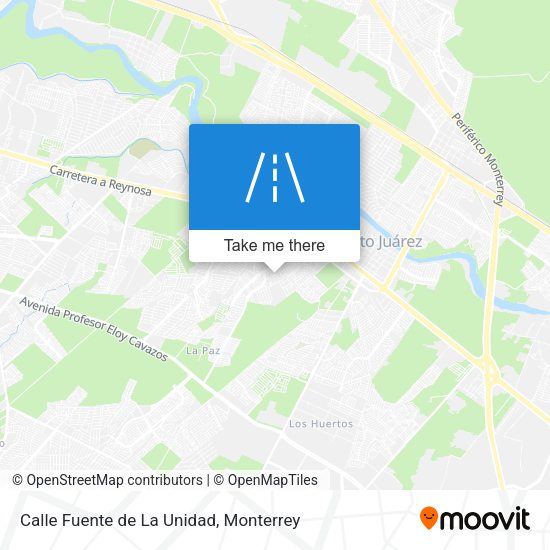 Mapa de Calle Fuente de La Unidad