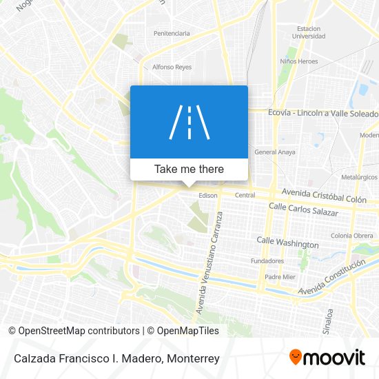 Mapa de Calzada Francisco I. Madero