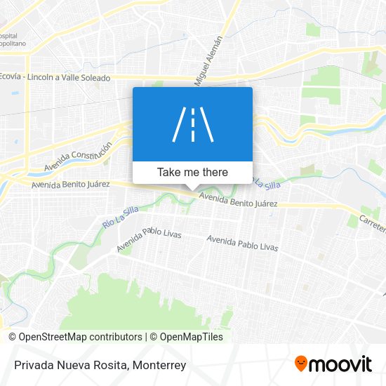 Privada Nueva Rosita map