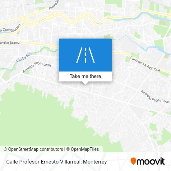 Mapa de Calle Profesor Ernesto Villarreal