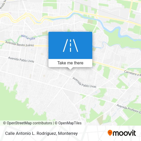 Mapa de Calle Antonio L. Rodríguez
