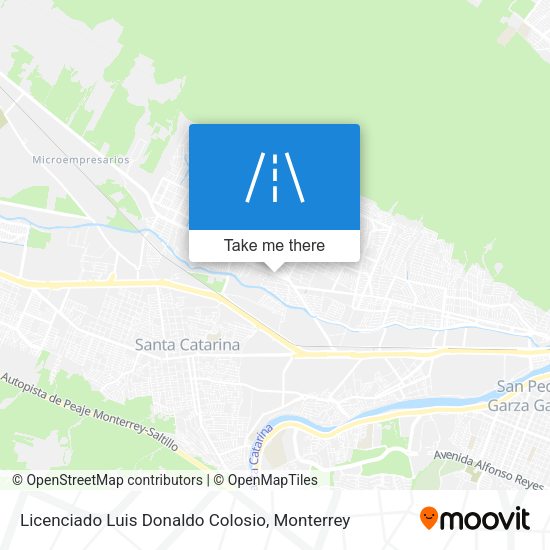 Licenciado Luis Donaldo Colosio map