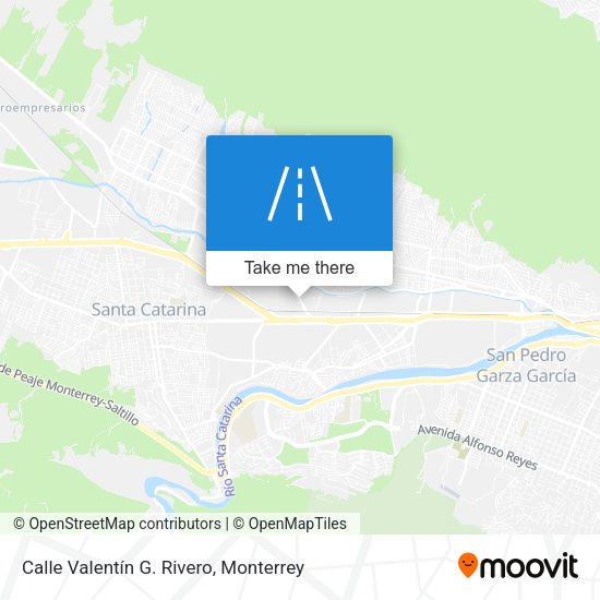 Mapa de Calle Valentín G. Rivero