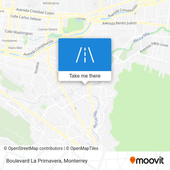 Boulevard La Primavera map