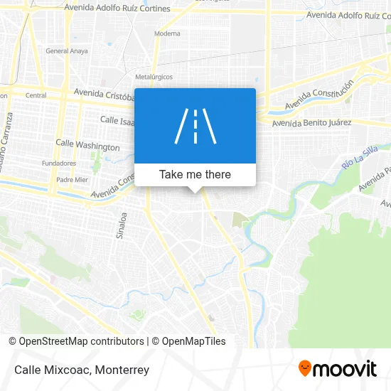 Calle Mixcoac map