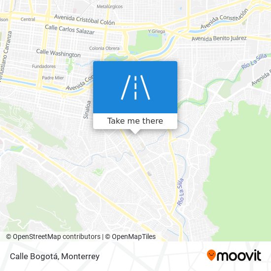 Mapa de Calle Bogotá