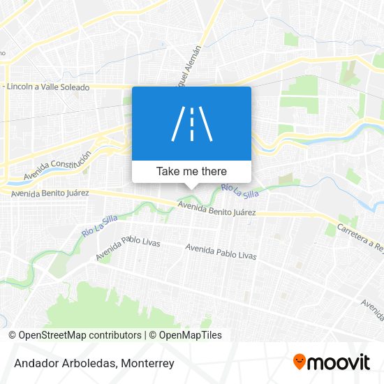 Mapa de Andador Arboledas