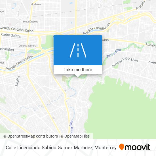 Calle Licenciado Sabino Gámez Martínez map