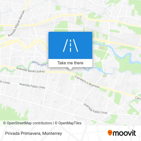 Privada Primavera map