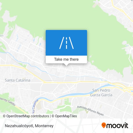 Nezahualcóyotl map
