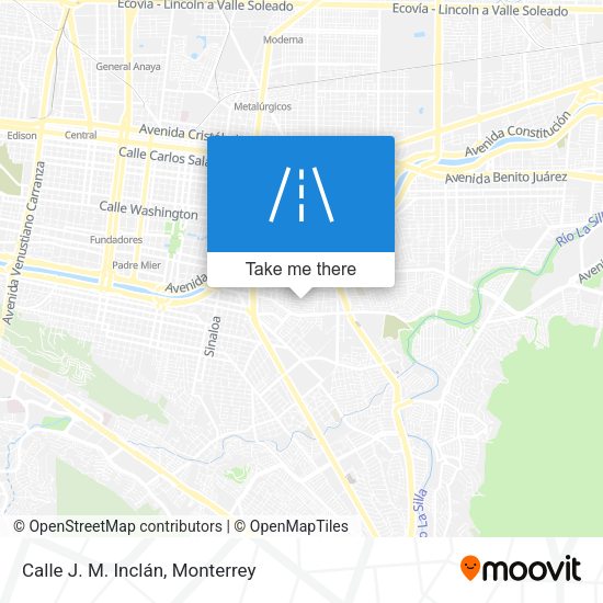 Calle J. M. Inclán map