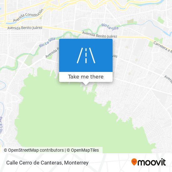 Mapa de Calle Cerro de Canteras