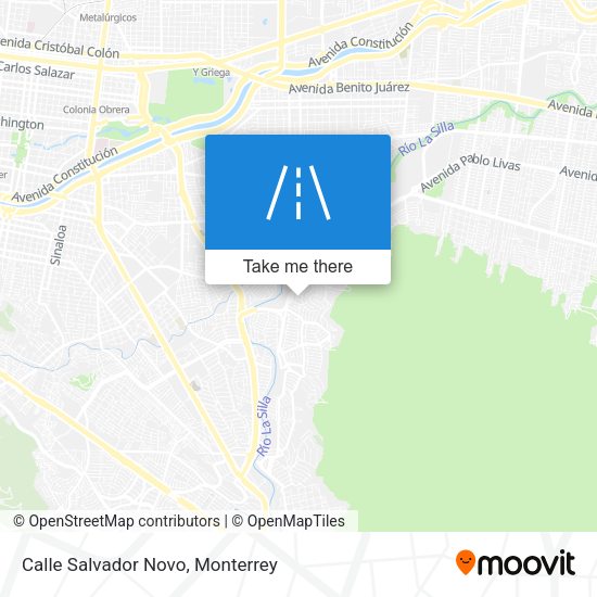 Mapa de Calle Salvador Novo