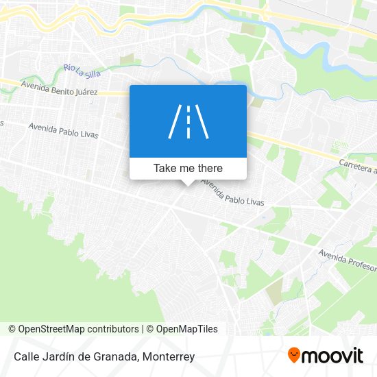 Calle Jardín de Granada map