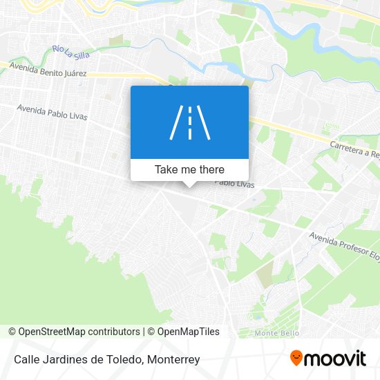 Calle Jardines de Toledo map