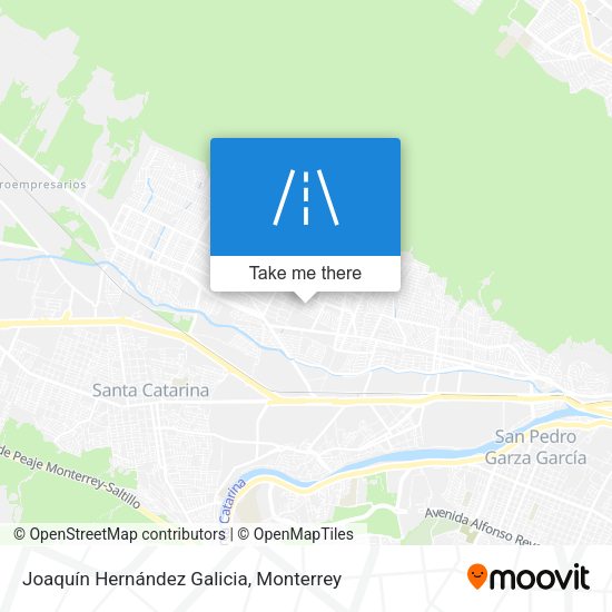 Mapa de Joaquín Hernández Galicia
