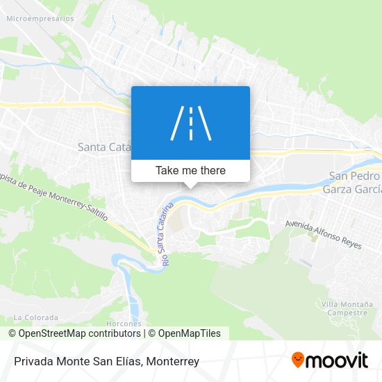 Privada Monte San Elías map