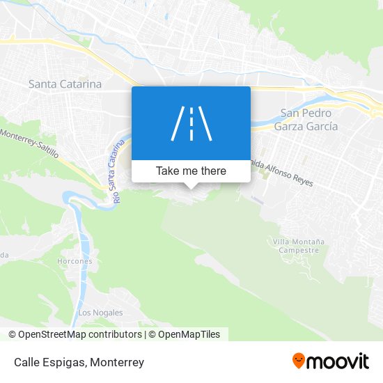 Calle Espigas map