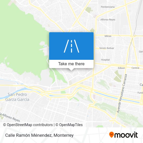 Mapa de Calle Ramón Ménendez