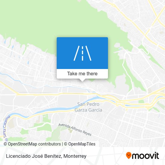 Licenciado José Benítez map