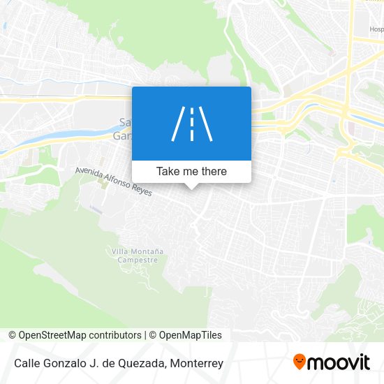 Calle Gonzalo J. de Quezada map