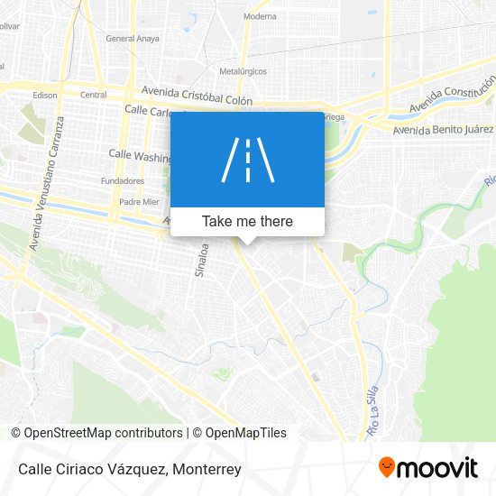 Mapa de Calle Ciriaco Vázquez