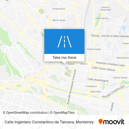 Mapa de Calle Ingeniero Constantino de Tarnava