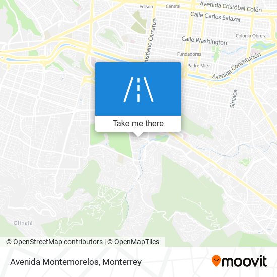 Avenida Montemorelos map