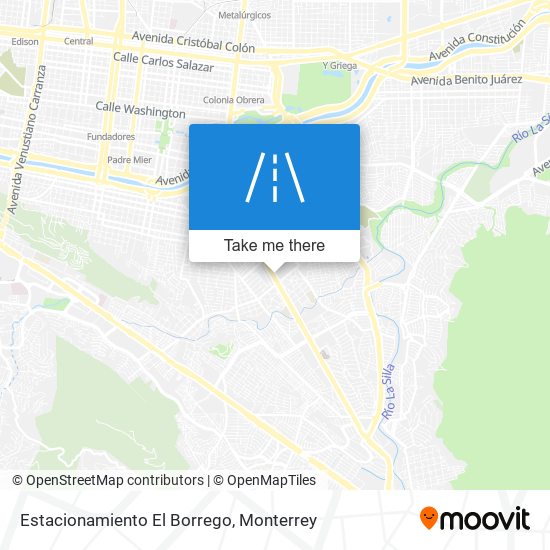 Mapa de Estacionamiento El Borrego