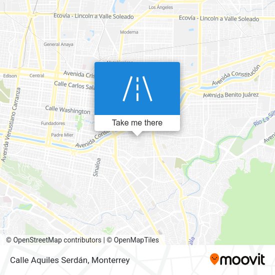 Calle Aquiles Serdán map