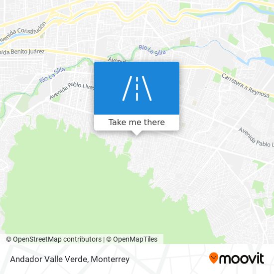 Andador Valle Verde map