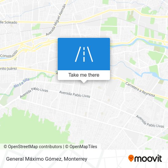 General Máximo Gómez map