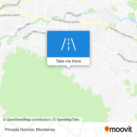 Mapa de Privada Gorrión