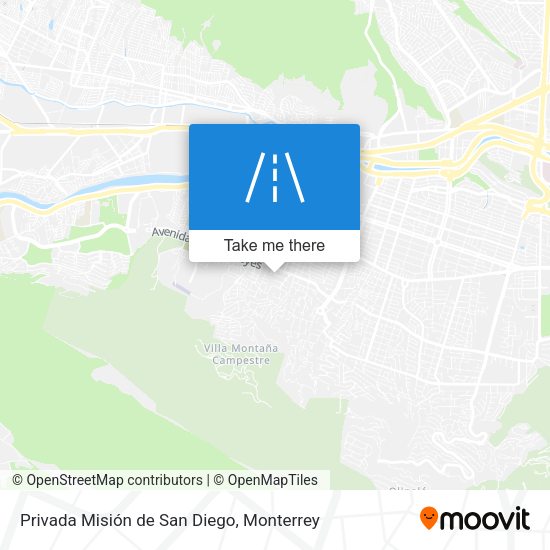 Privada Misión de San Diego map