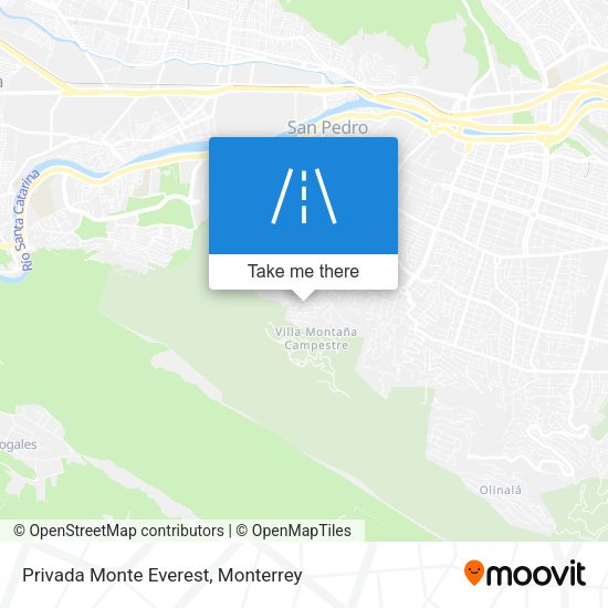 Privada Monte Everest map
