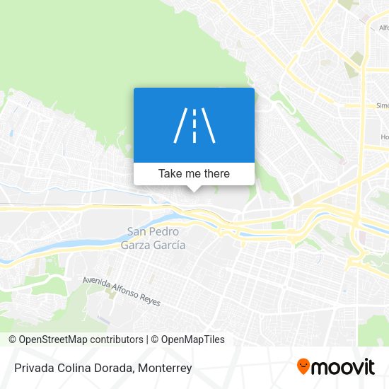 Mapa de Privada Colina Dorada