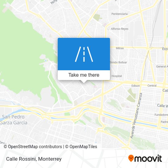 Mapa de Calle Rossini