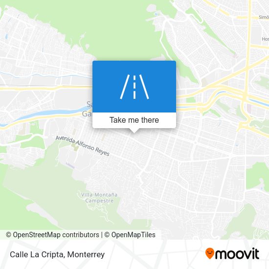 Mapa de Calle La Cripta