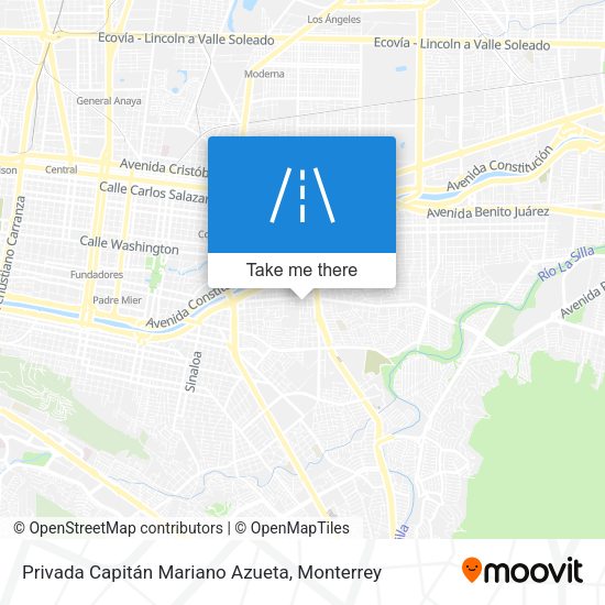 Privada Capitán Mariano Azueta map