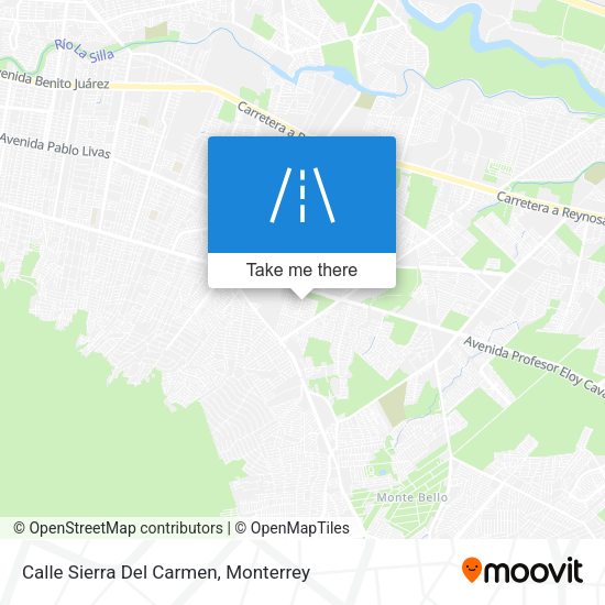 Calle Sierra Del Carmen map
