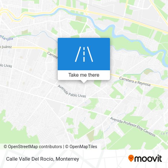 Calle Valle Del Rocío map