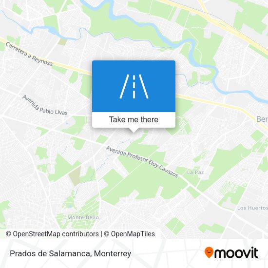 Prados de Salamanca map
