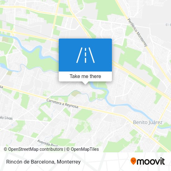 Rincón de Barcelona map