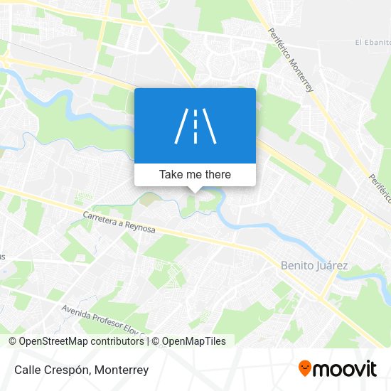 Mapa de Calle Crespón