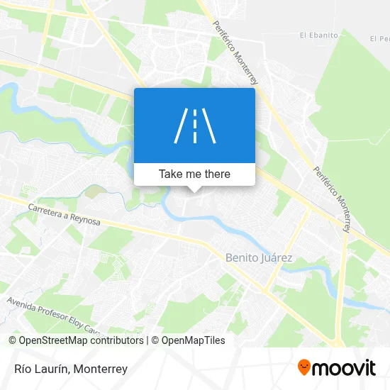 Río Laurín map