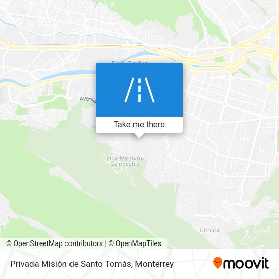 Privada Misión de Santo Tomás map
