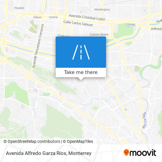 Avenida Alfredo Garza Ríos map