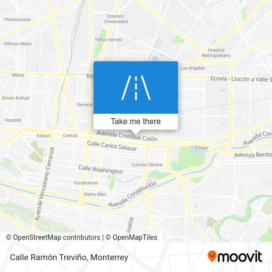 Mapa de Calle Ramón Treviño