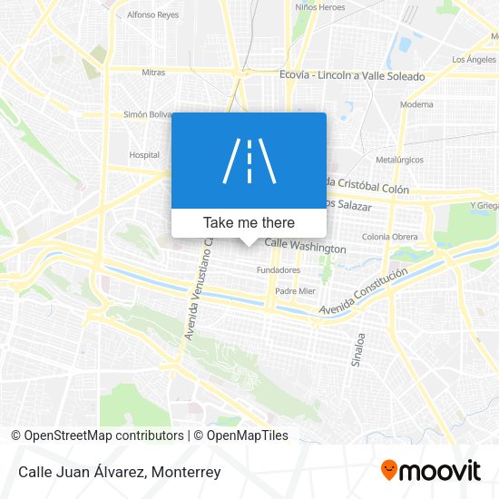 Calle Juan Álvarez map
